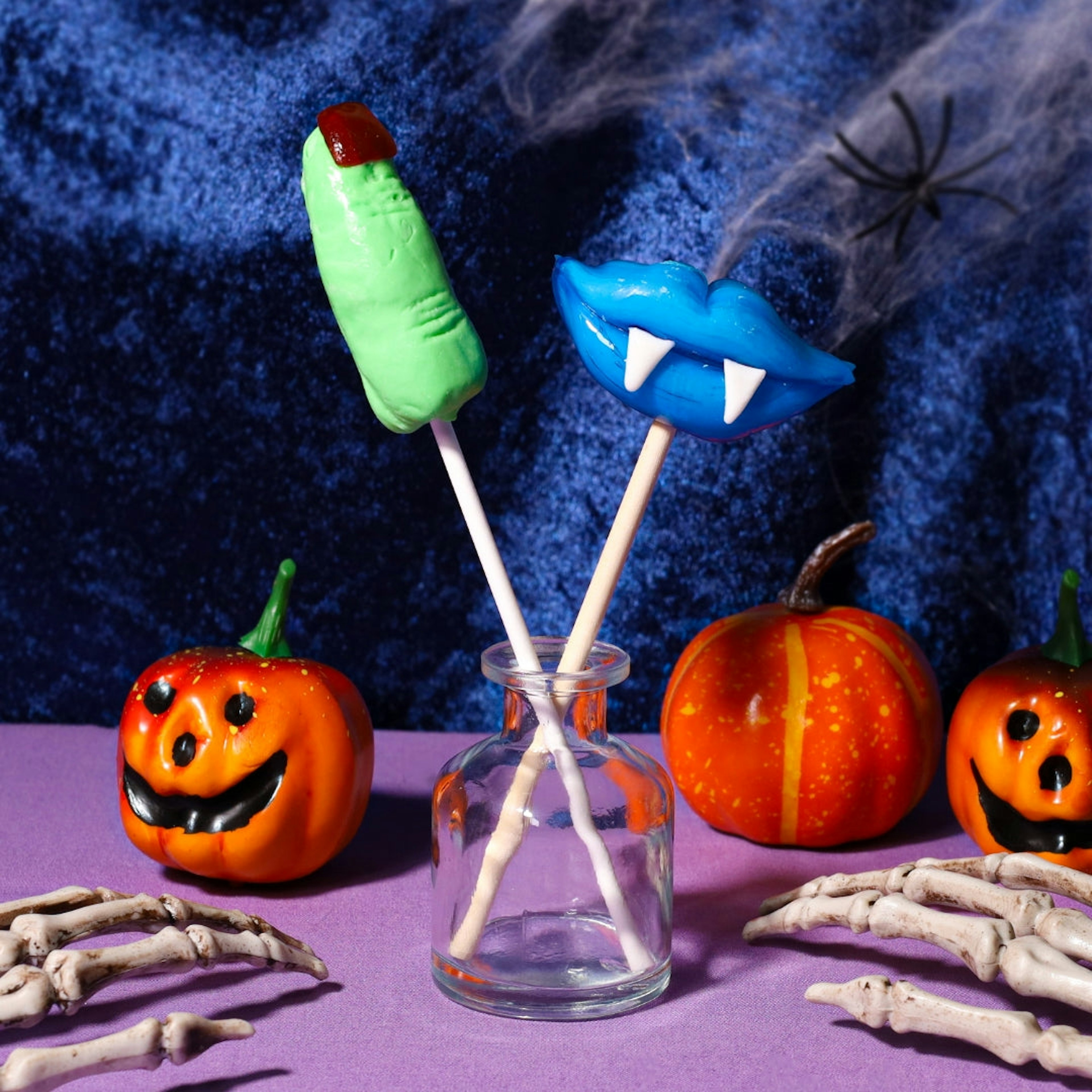 パパブブレのハロウィン商品「指＆牙ロリポップキャンディセット」
