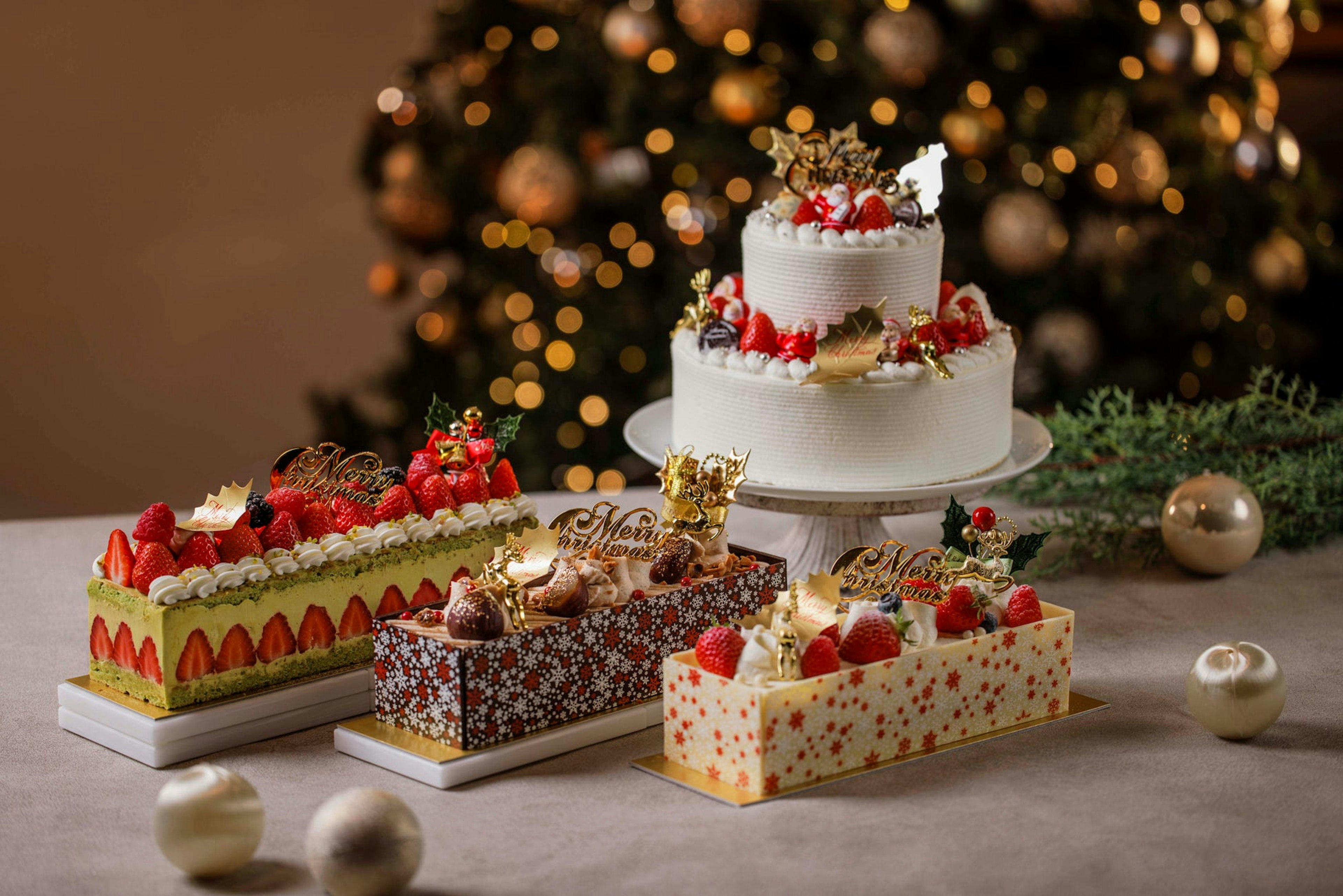 ウェスティンホテル東京のペストリーブティックが贈るクリスマスケーキ