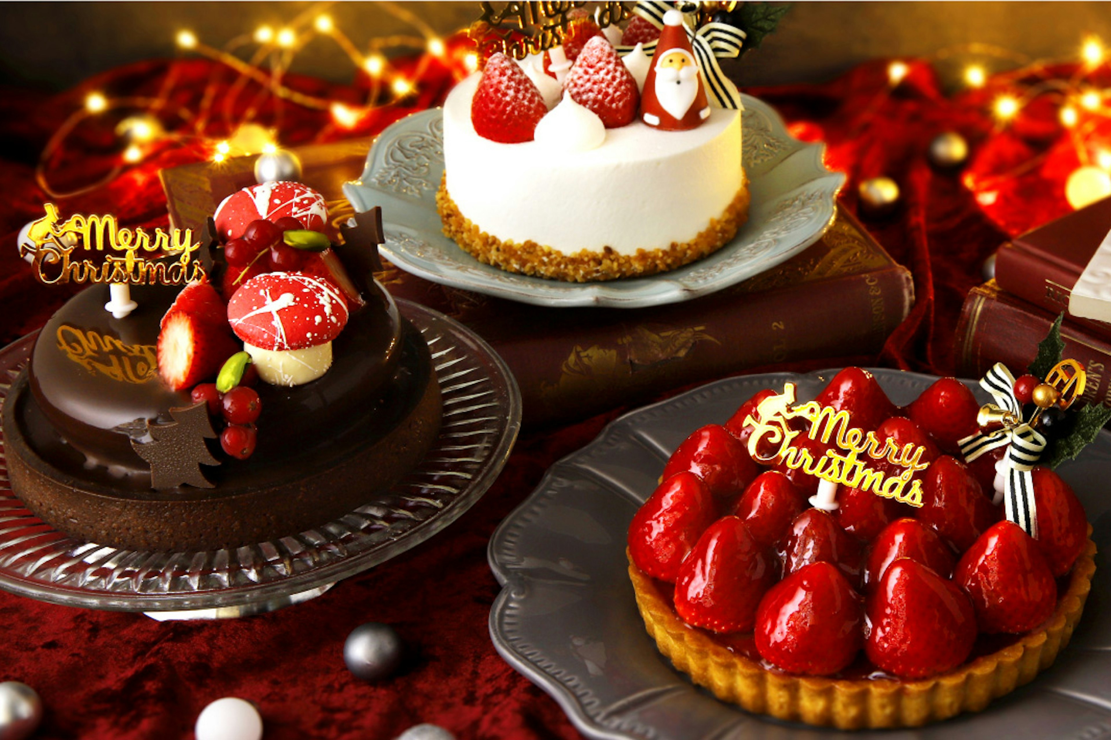 華やかなクリスマスケーキで特別な夜を彩る