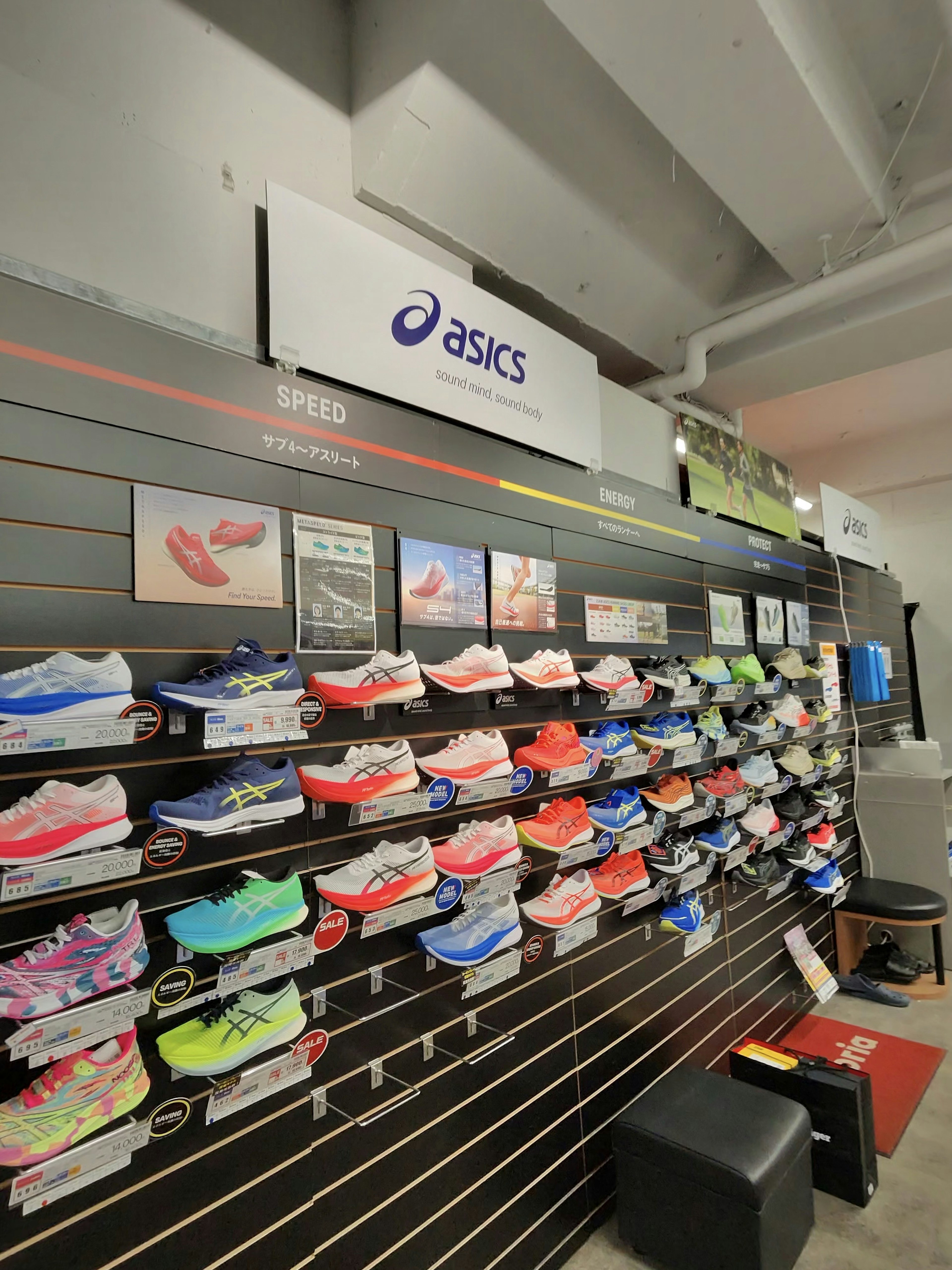 Victoriaの店内の売り場