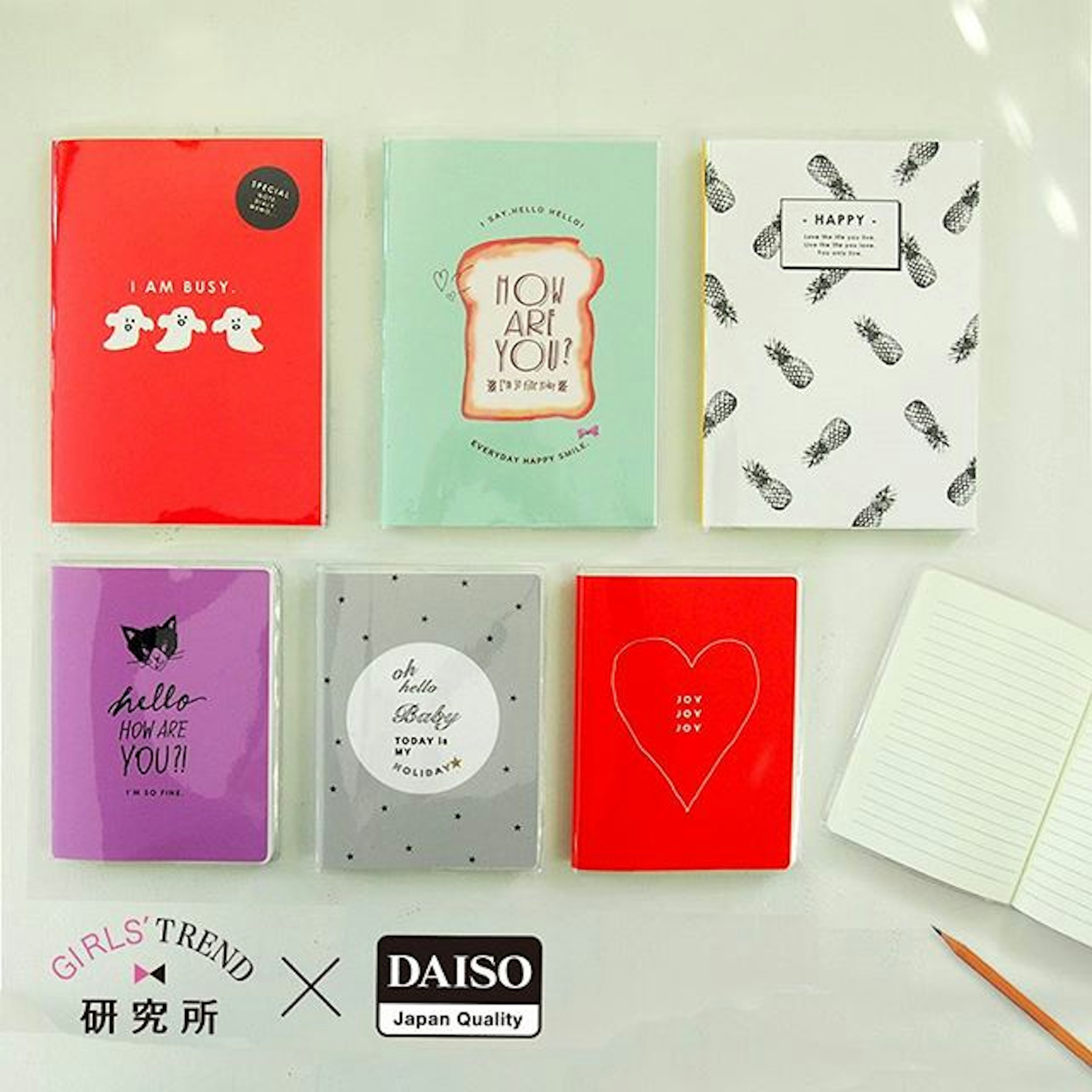 カラフルで可愛いデザインの文房具が揃うお店