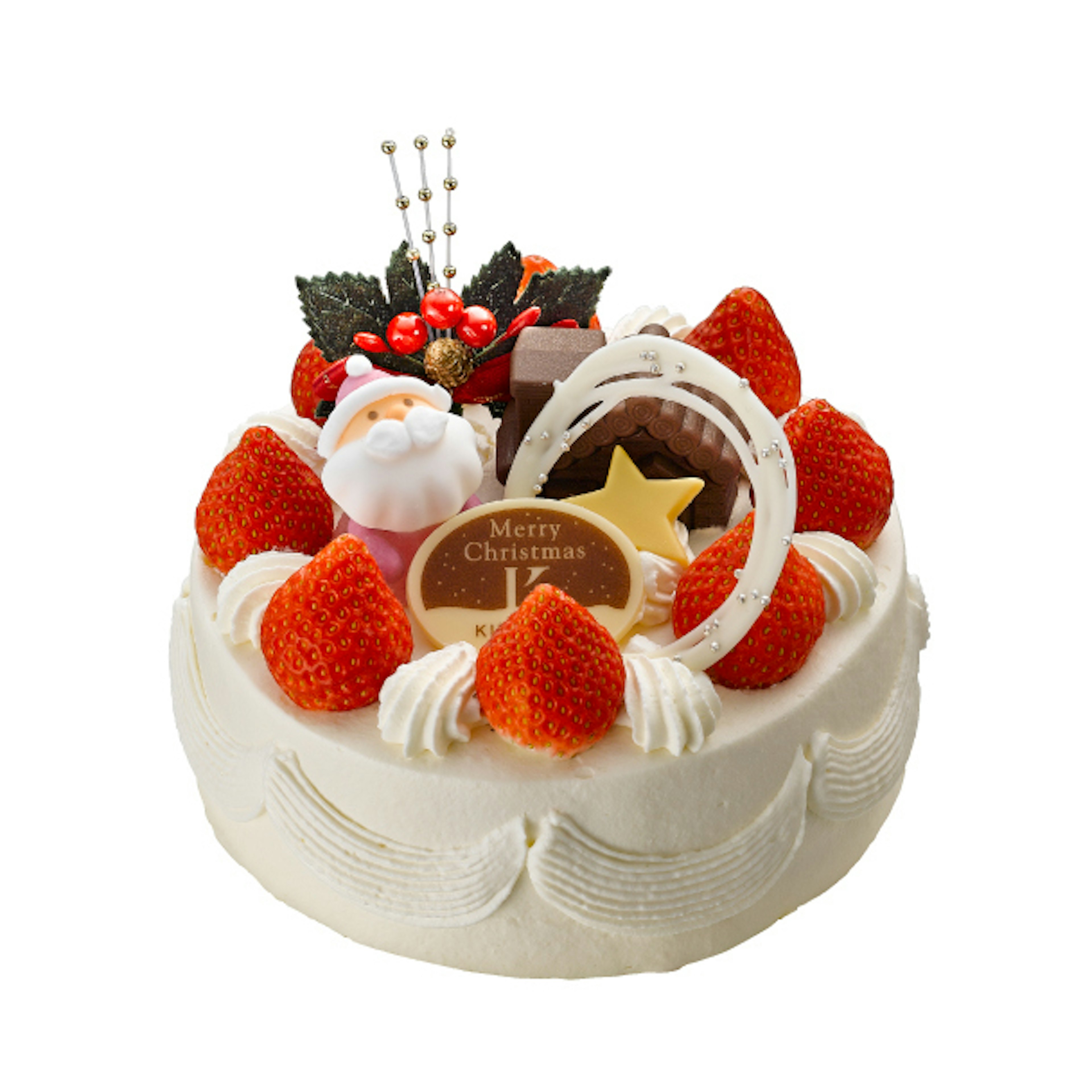 苺たっぷりのクリスマスケーキで特別なひとときを
