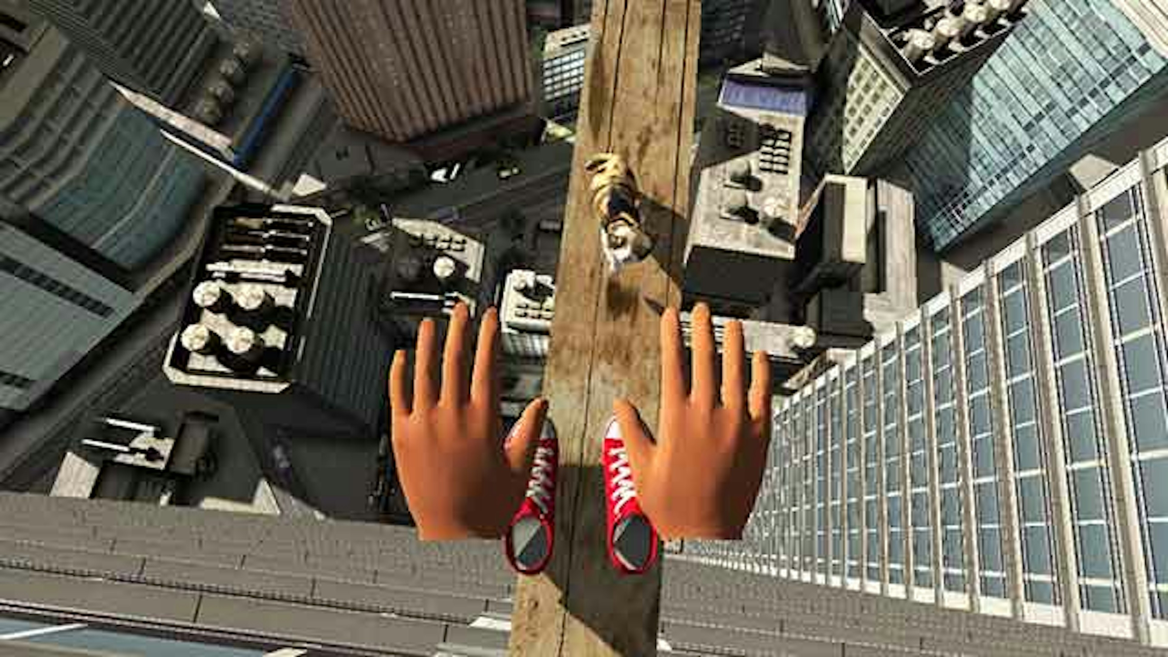 VRで高層ビルの上を歩くスリルを体験してきました