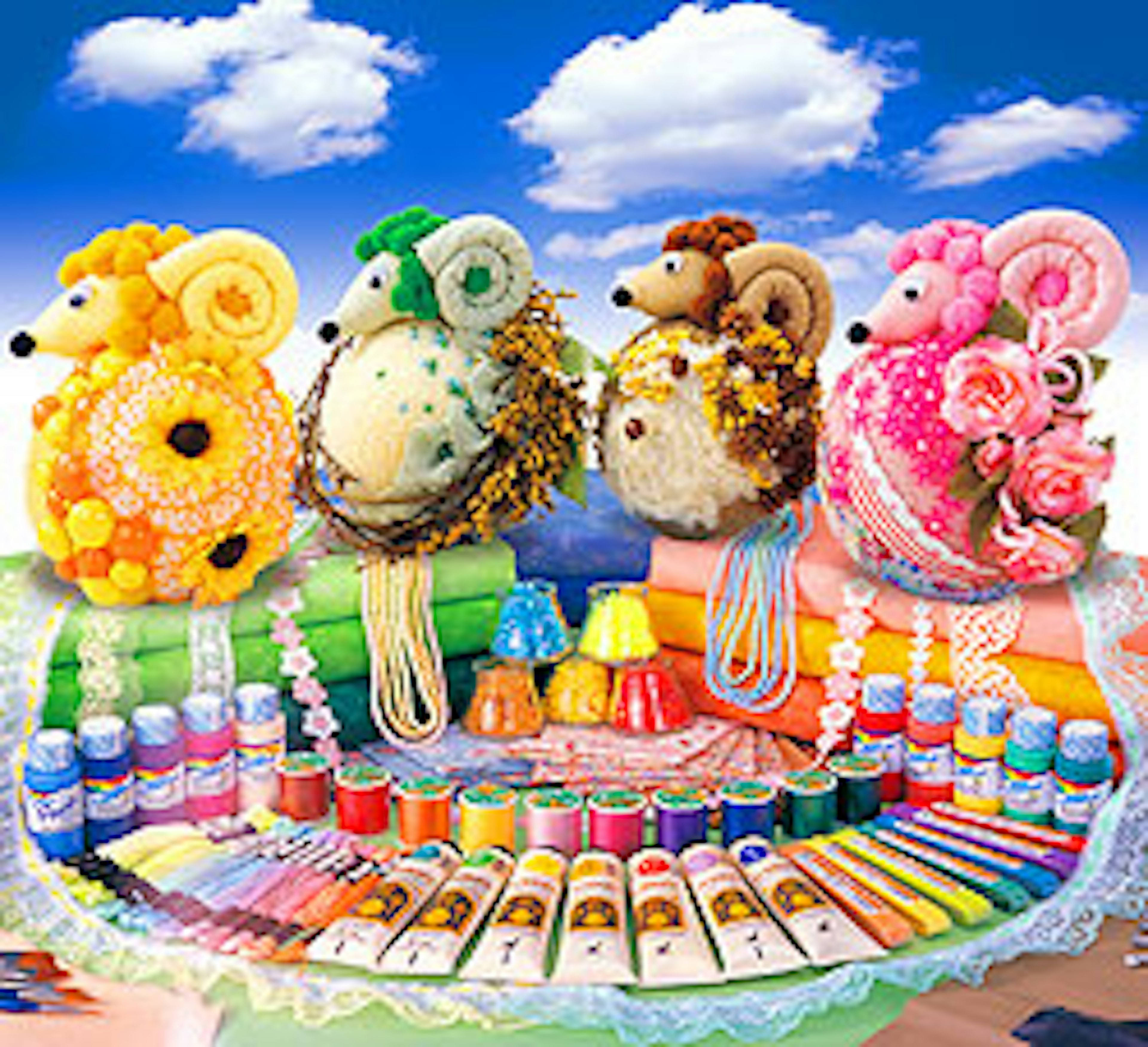 手芸好き必見！カラフルな材料と可愛い作品が揃うお店