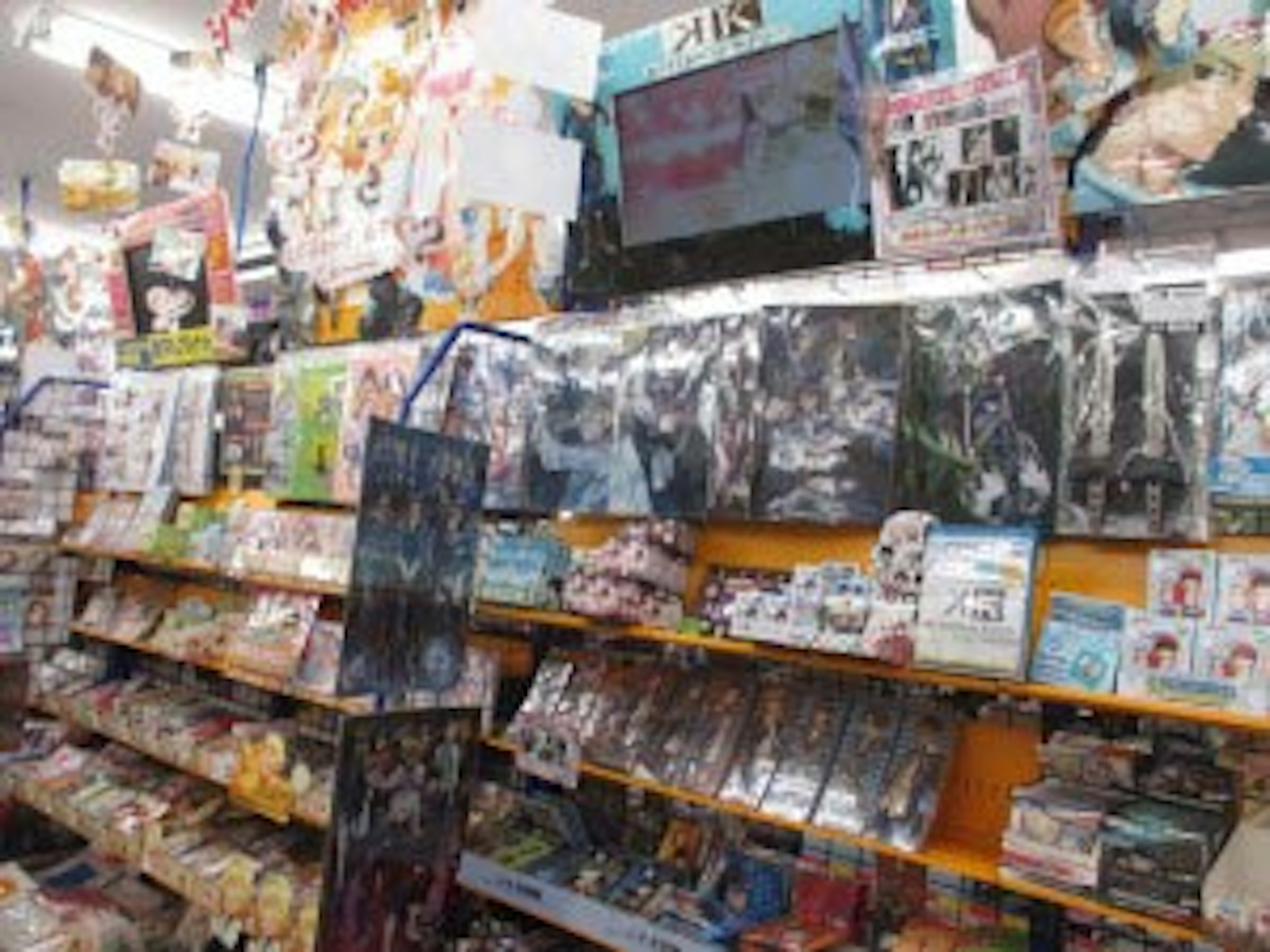 アニメグッズが豊富に揃うお店で、ファン必見の品揃え