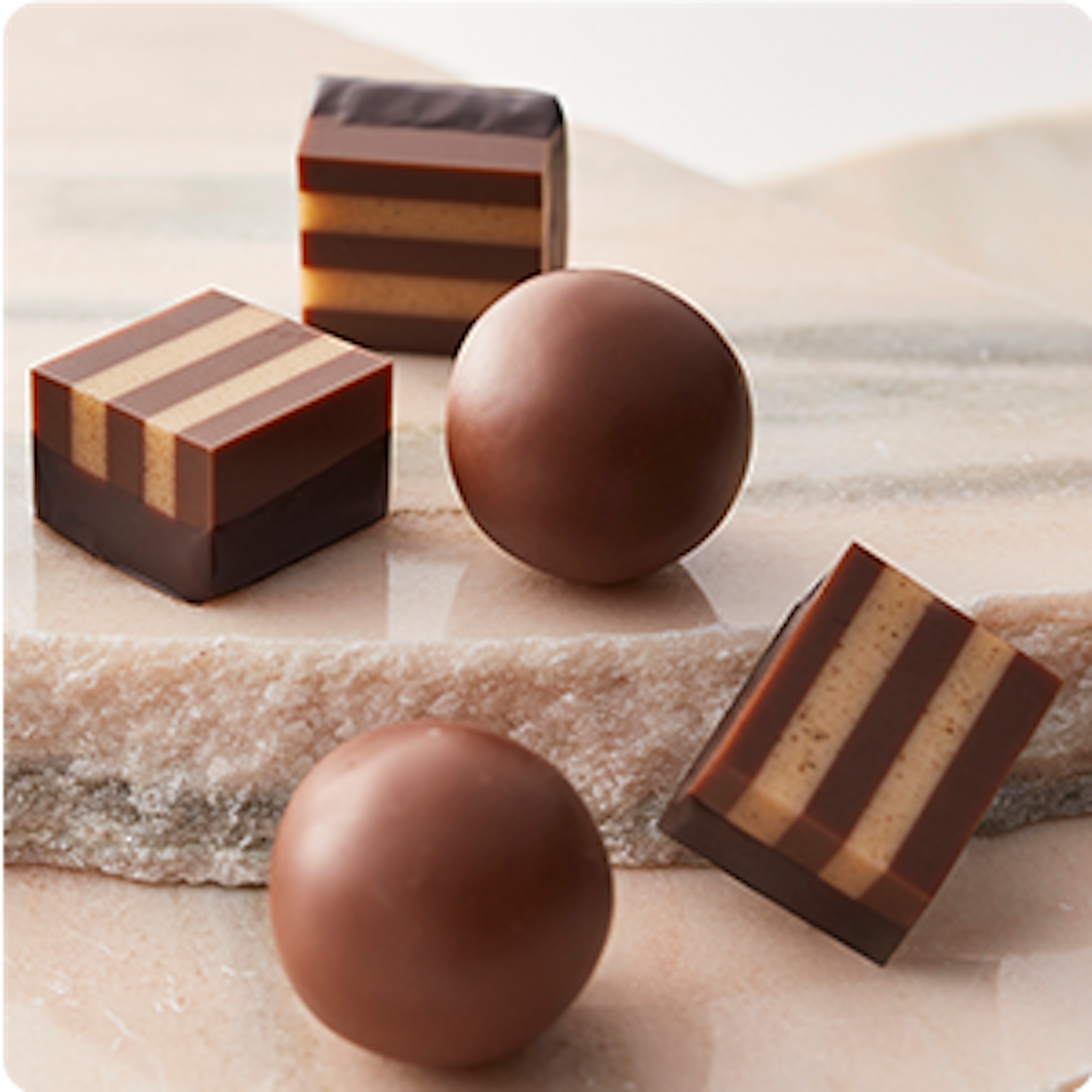 上品な見た目のチョコレート