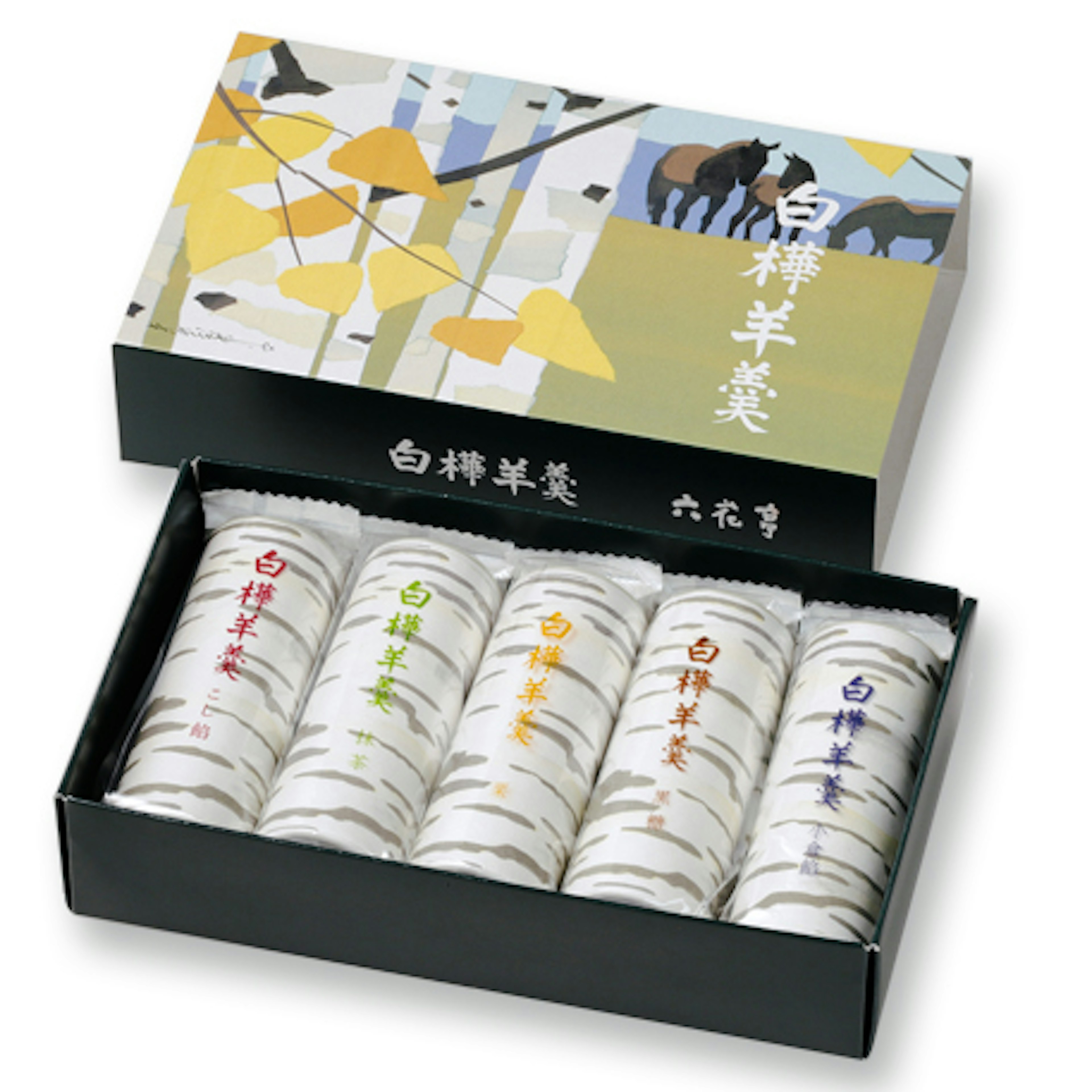 上品な甘さが魅力の和菓子、白樺羊羹を堪能しました。