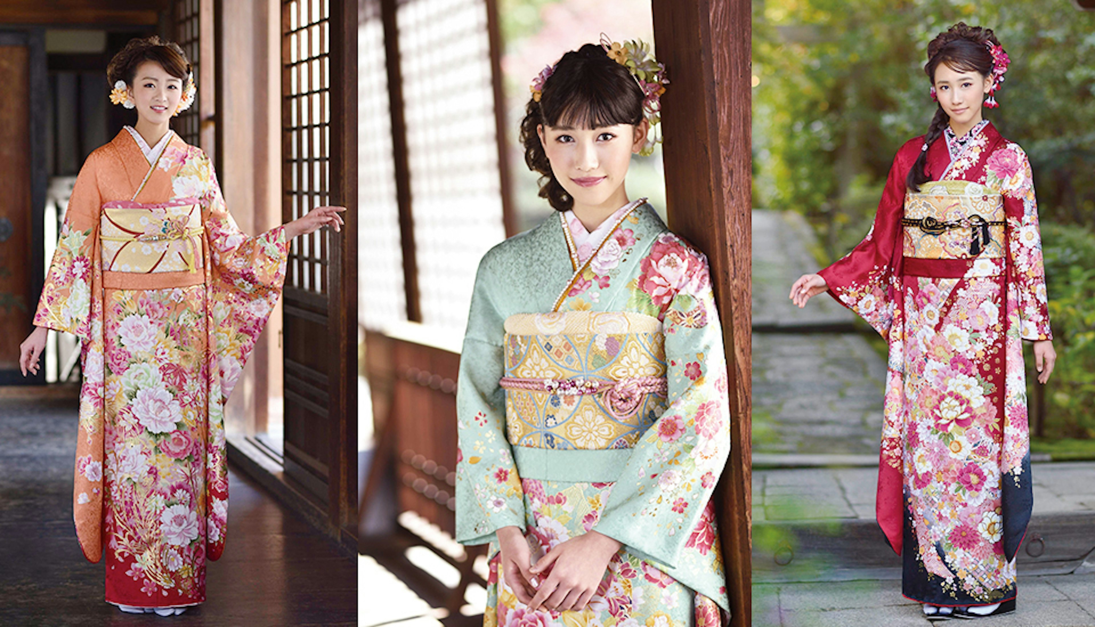 華やかな着物で特別な日を彩る、伝統美を体感