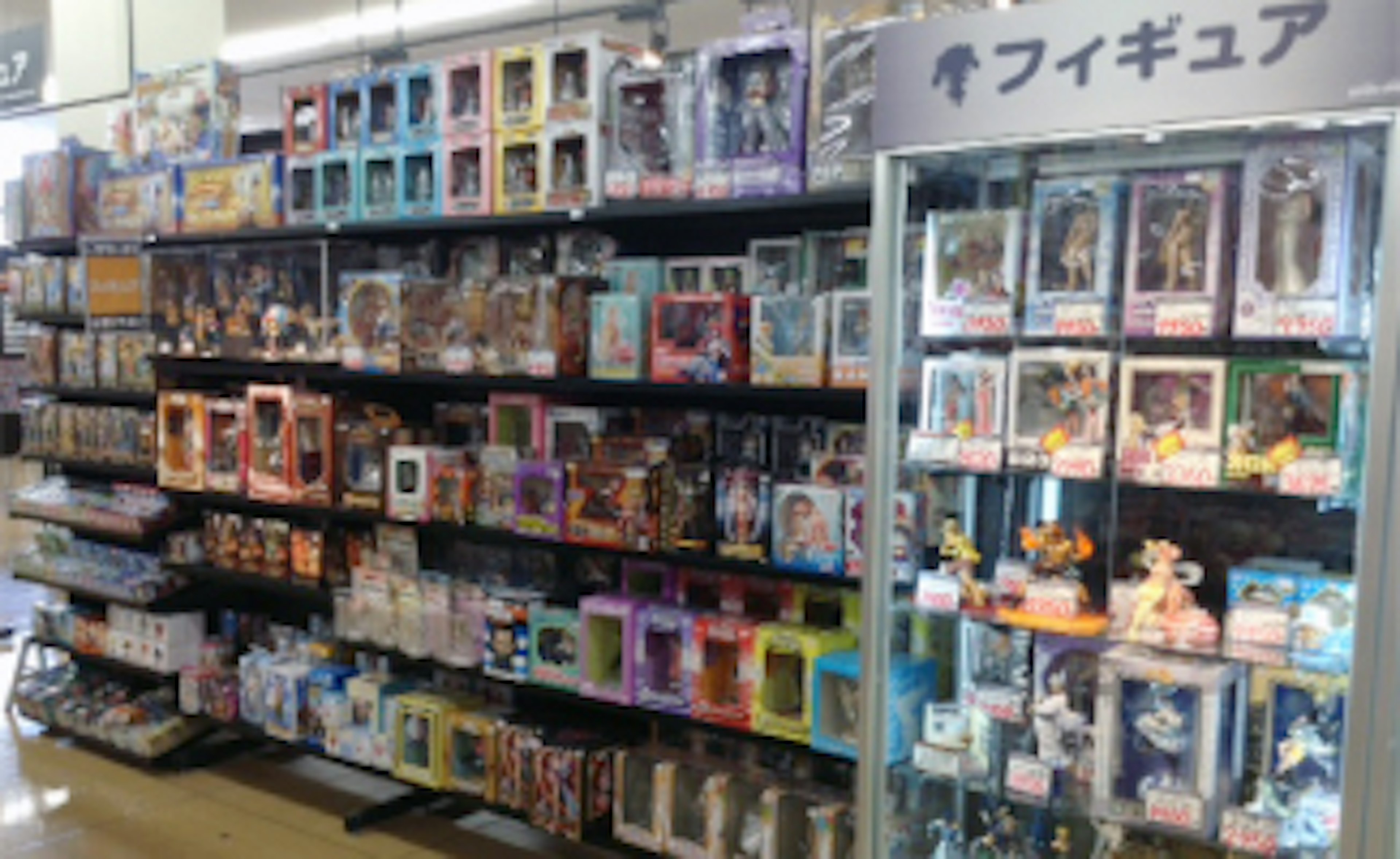 アニメグッズが豊富に揃うフィギュア専門店
