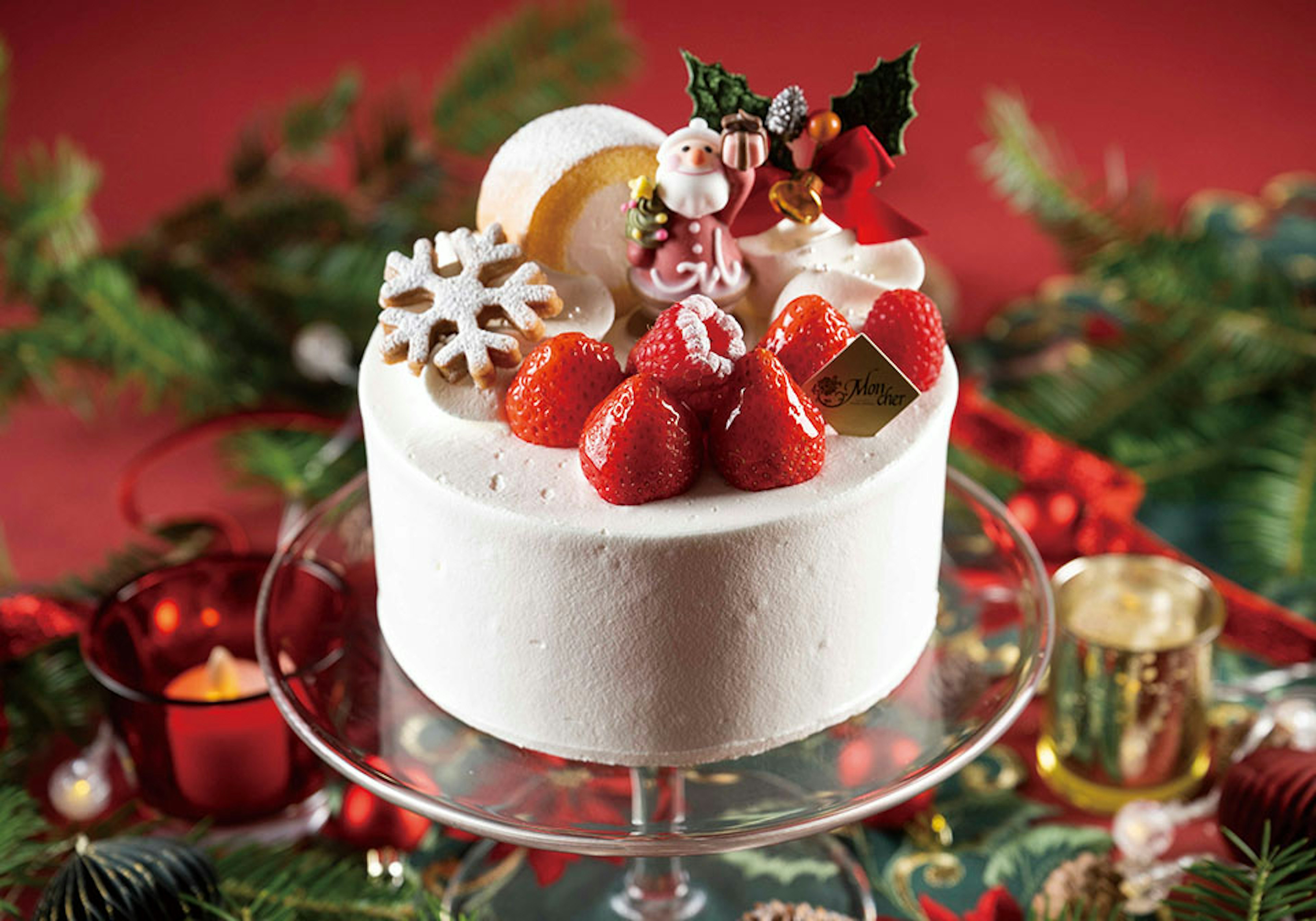 サロン・ド・モンシェールのクリスマスケーキ「ボンジュール！ノエル」